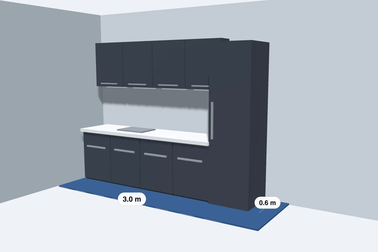 Illustratie van een keuken